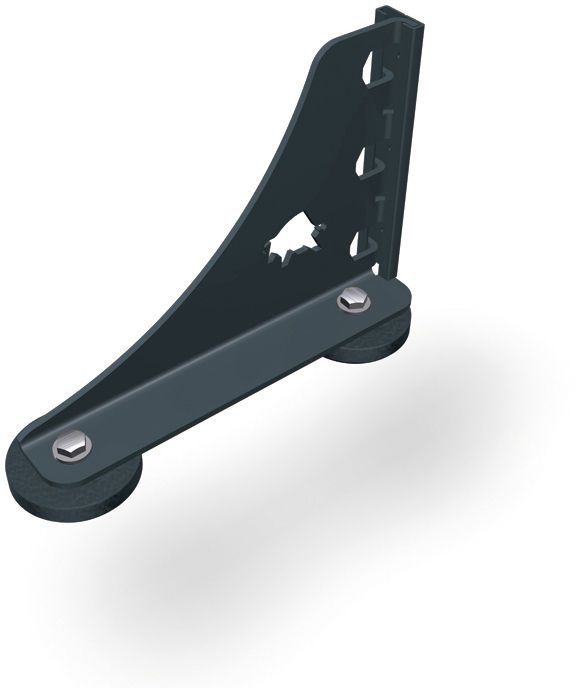 PREFA Haken für Schneerechensystem 02 P.10 Anthrazit VE 2 Stk. 120180 - PREFA Dachsysteme