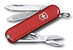 VICTORINOX Taschenmesser Classic SD 0.6223.G, Style Icon - Heften, Schneiden