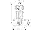 Schieber mit Gewindemuffe Fig. 5005 1" - Von Roll Armaturen
