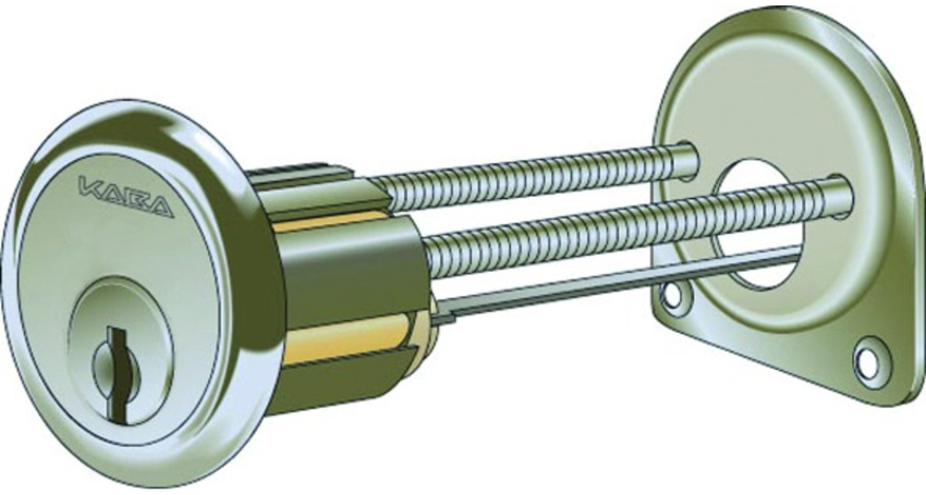 KABA 8 Aussenzylinder Typ 1007B 30-80 mm, mit 3 Schlüssel - Kaba 8, Lagerprodukt