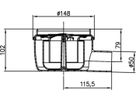 Ablaufkörper Easyflow DN 50 Kunststoff waagrecht 2500.05.00 - ACO Passavant Entwässerungstechnik