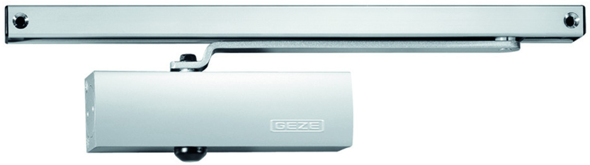 GEZE Türschliesser TS 1500, ohne Gestänge Silberfarbig, FB=1100mm, EN 1-4 - Türöffner, Türschliesser, Türfeststeller