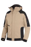FHB WALTER Softshelljacke beige-schwarz Gr. 2XL - Textilien
