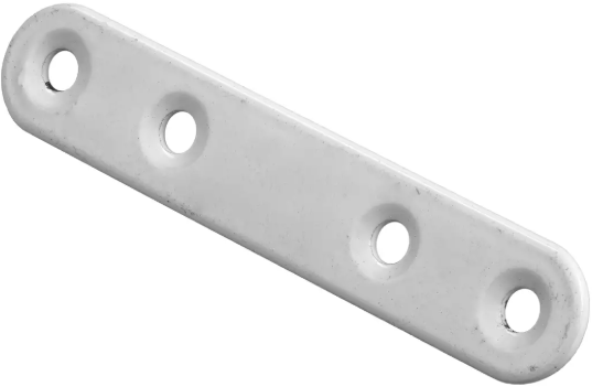 Hettich Verbindungsblech weiss, 80 x 15mm - Diverse Möbelbeschläge und Zubehör