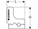 MeplaTherm Dämmbox 16-20mm 601.720.00.1 zu Metallrohr-Anschlussbogen - Geberit-Mepla-Formstücke