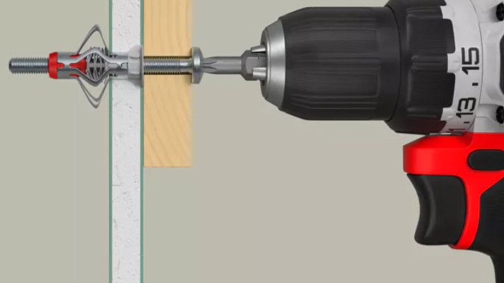FISCHER Hohlraumdübel DuoHM mit Panhead-Schraube M5x55 S PH TX (572924) - Fischer Befestigung