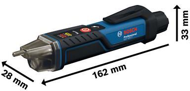 Berührungsloser Spannungsprüfer GVD 1000-17 24V-1000V AC/DC, LED Display, IP67 - Bosch Elektrowerkzeuge