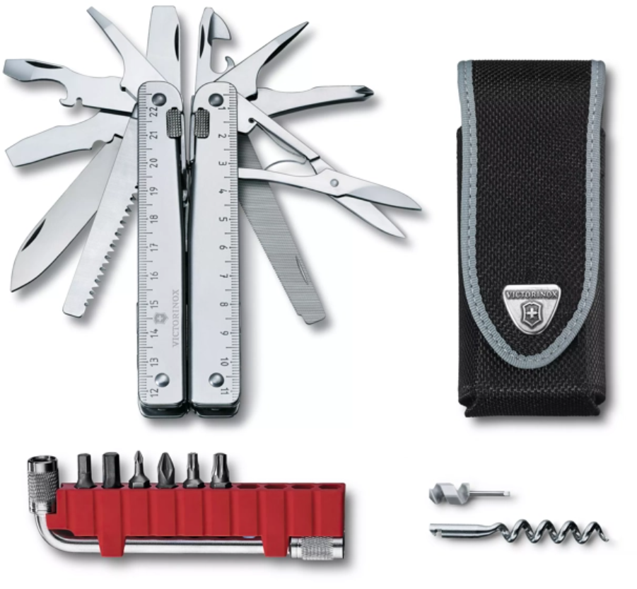 VICTORINOX Swiss Tool CS Plus, mit Nylonetui, 3.0338.N - Heften, Schneiden