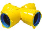 Steckmuffen-Kreuz, Baio Gas 5475 DN 100/100 - Hawle Steckmuffenformstücke