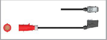 FlexPower Versorgungsstecker 3x32A max.18kW 1,4m 052829 - Atlantic Mobile Elektroheizung
