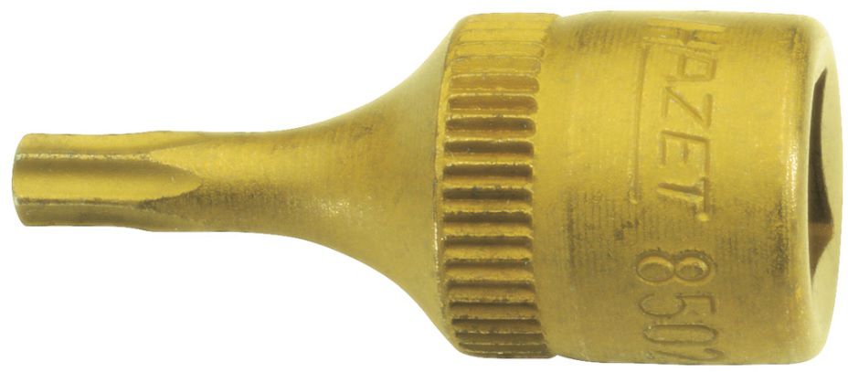 HAZET Schraubendreher-Einsatz, TORX 8502-T27, 1/4", L: 28mm, D: 12mm - Steck- und Drehmomentschlüssel