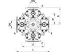 Combi-4 mit Flanschen Gas PN 5 4405 DN 100 - Hawle Armaturen