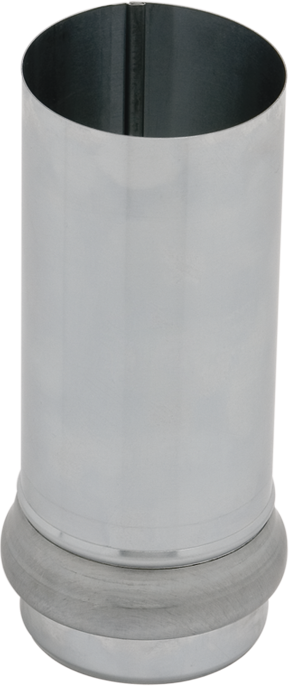 Schiebestücke 50 cm 100/110 mm 271 "Strubline" - Zink Spenglereihalbfabrikate