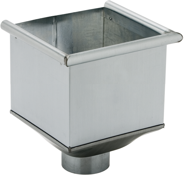 Rinnenkasten o/Stern 180/100 mm 151 Wulst 3-seitig "Piccolo" - Zink Spenglereihalbfabrikate