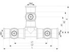 Universal 3, Fig. 5485 mit Steckmuffen DN 150/125 - Von Roll Armaturen