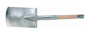 Gartenbauspaten ROBUST, Eschenknopfstiel L= 100cm, Gr. 285x185/180mm, verzinkt - Gartenbauwerkzeuge