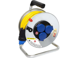 Brennenstuhl Baustellen-Kabelrolle GARANT SK 290 230V, 33m, 3xT13, IP55, Ü-Schutz, öl/UV-beständig - Stromverteilung