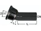 STM-Bogen 1M Fig. 2824 22° DN 300 - Von Roll Steckmuffenformstücke