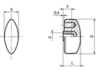 Flügelmuttern Elesa® CT.476 BN14210 8452CT.476/40B-M8 - Bossard Schrauben