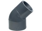 Winkel 45° mit Muffen/Stutzen 63-50 mm 721 150 311 - GF Hart PVC-U Formstücke