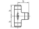 T-Stück 135 V 1/2" 770 135 204 - GF verz. Tempergussfittings