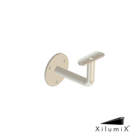 XILUMIX Handlaufhalter f. LED-Handläufe Ø42.4mm , mit Anschlussplatte , Pack ä 10 Stk. - LED-Handlauf System