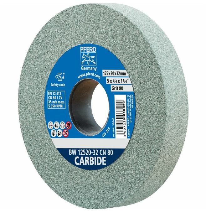 Schleifbockscheibe Siliziumkorund Grün