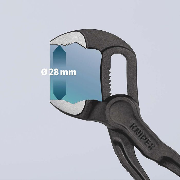 KNIPEX Wasserpumpenzange "Cobra" XS 87 00, L=100 mm , raue Oberfläche - Zangen, Schneiden