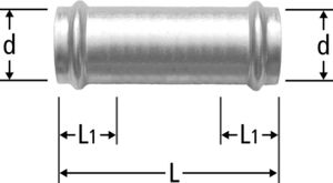 Schiebemuffen NUSSBAUM Optipress-Aquaplus
