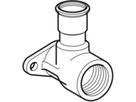 Anschlusswinkel 90° m/IG 22 x 1" 91099 für Einrohr-/Zweirohrgaszähler - Mapress-Gas-Formstücke