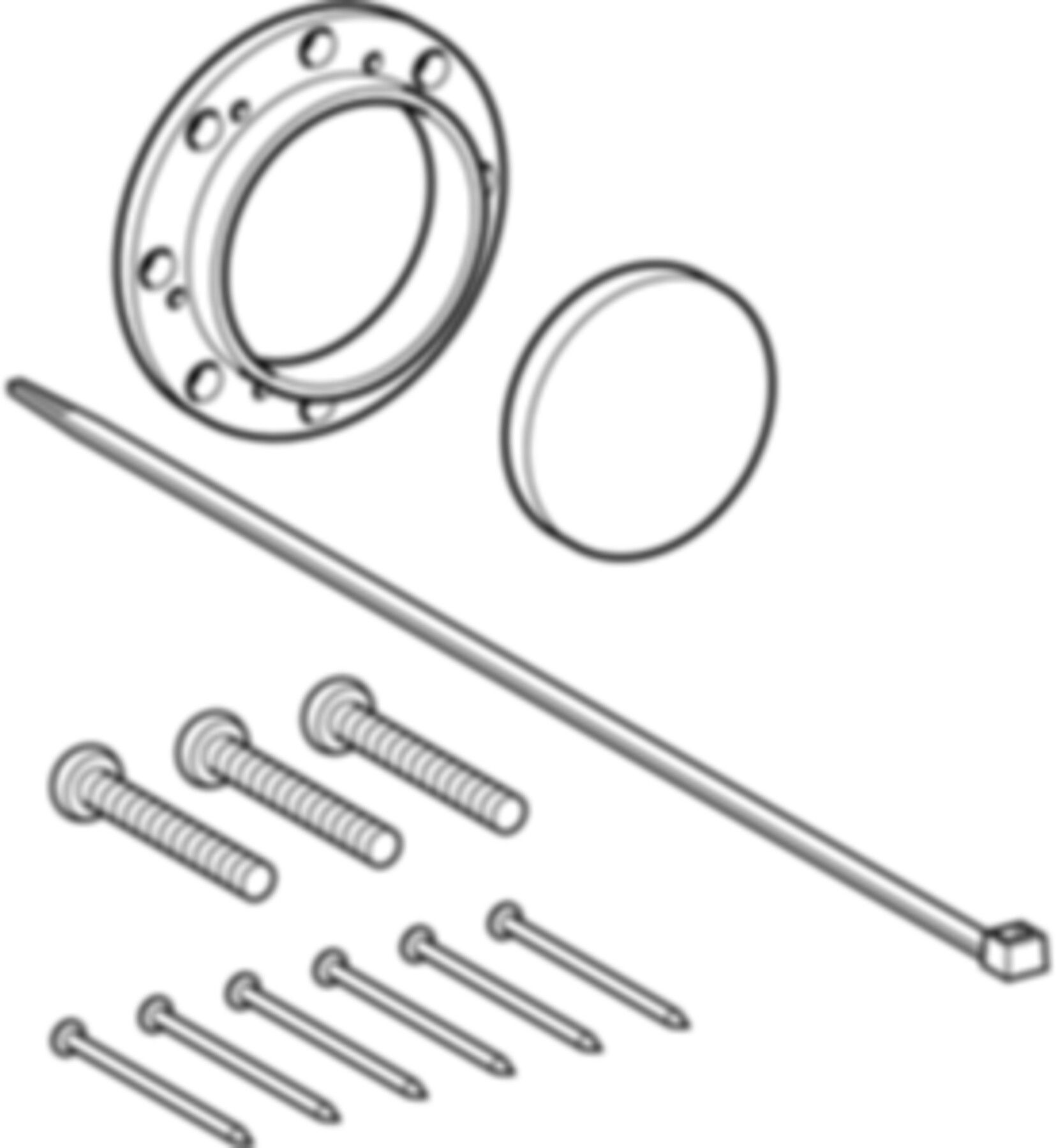 Befestigungsset für Schalungsmontage 650.782.00.1 - Geberit-Push Fit-Formstücke