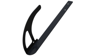 Dachhaken flach, anthrazit DH04-VA-F-A ABS Lock DH04-F - ABS Absturzsicherung