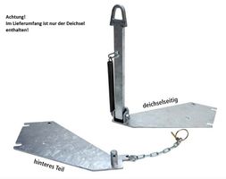 Ochsner Anhängevorrichtung (nur!) Deichsel zu 800l Stahlcontainer - Container