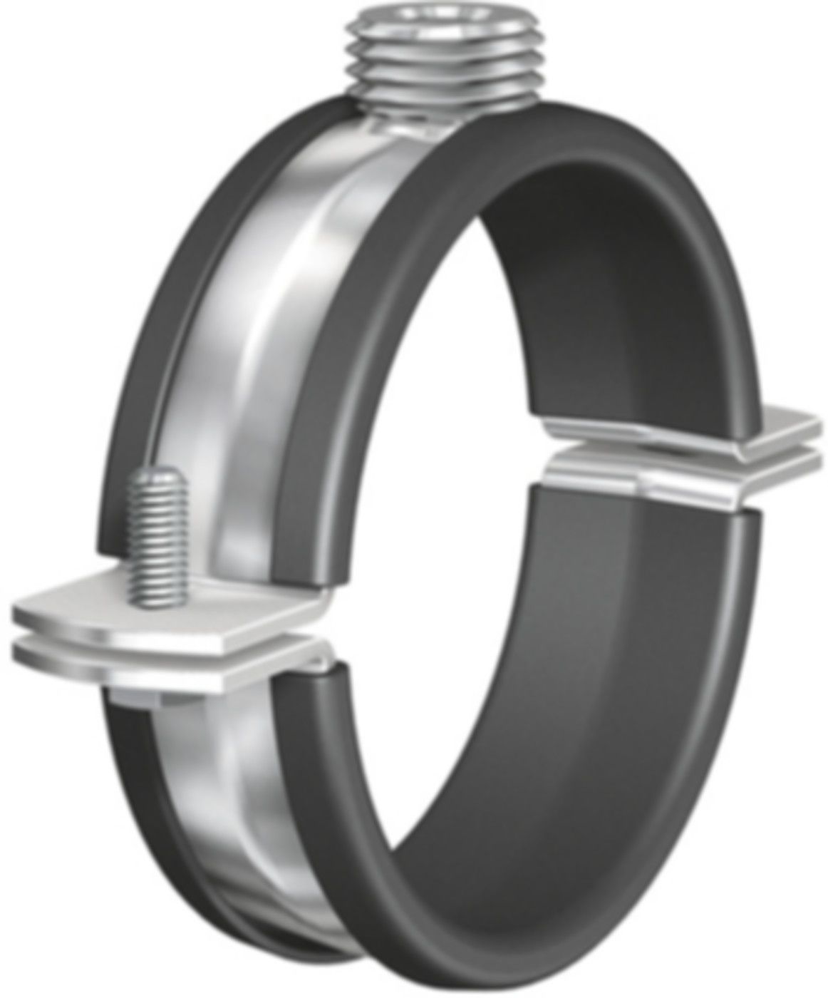 BT-Fix PE mit Gummi, ohne Muffe 1/2"/M10 75 mm 52454 - Flamco-Rohrschellen