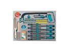 TECHNOCRAFT Werkstattwagen Swiss Team XL mechanic "775 tlg. , 1/4"" + 3/8"" + 1/2"" , 8 Schubladen, - Schlüsselwerkzeuge