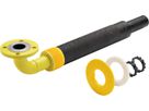 RMA Hauseinführung für Gas PN 5 Typ C Bogen 90° mit Flansch d 160mm / DN 150 - Wild Gebäudeeinführung