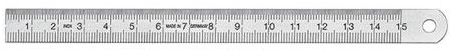 VOGEL Stahlmassstab, INOX blendfrei 1000 x 30 x 1mm, 1/2mm und 1mm Teilung - Längenmessen