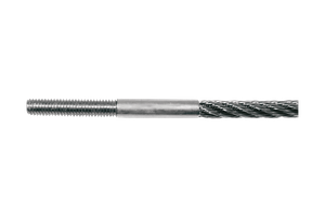 Vissline-Seilhülsen mit Aussengewinde M4 x 20 mm rechts 1.4404 - INOXTECH-Handlauf-/Geländer-System