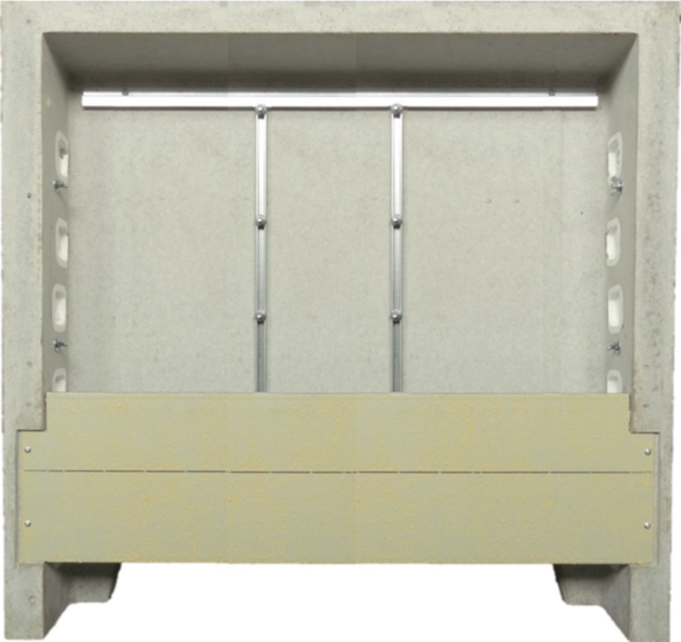Verteilerschrank L-Beton Swiss 500 800 x 537 x 150 mm / Innen 125 mm - BKK Verteilerkasten