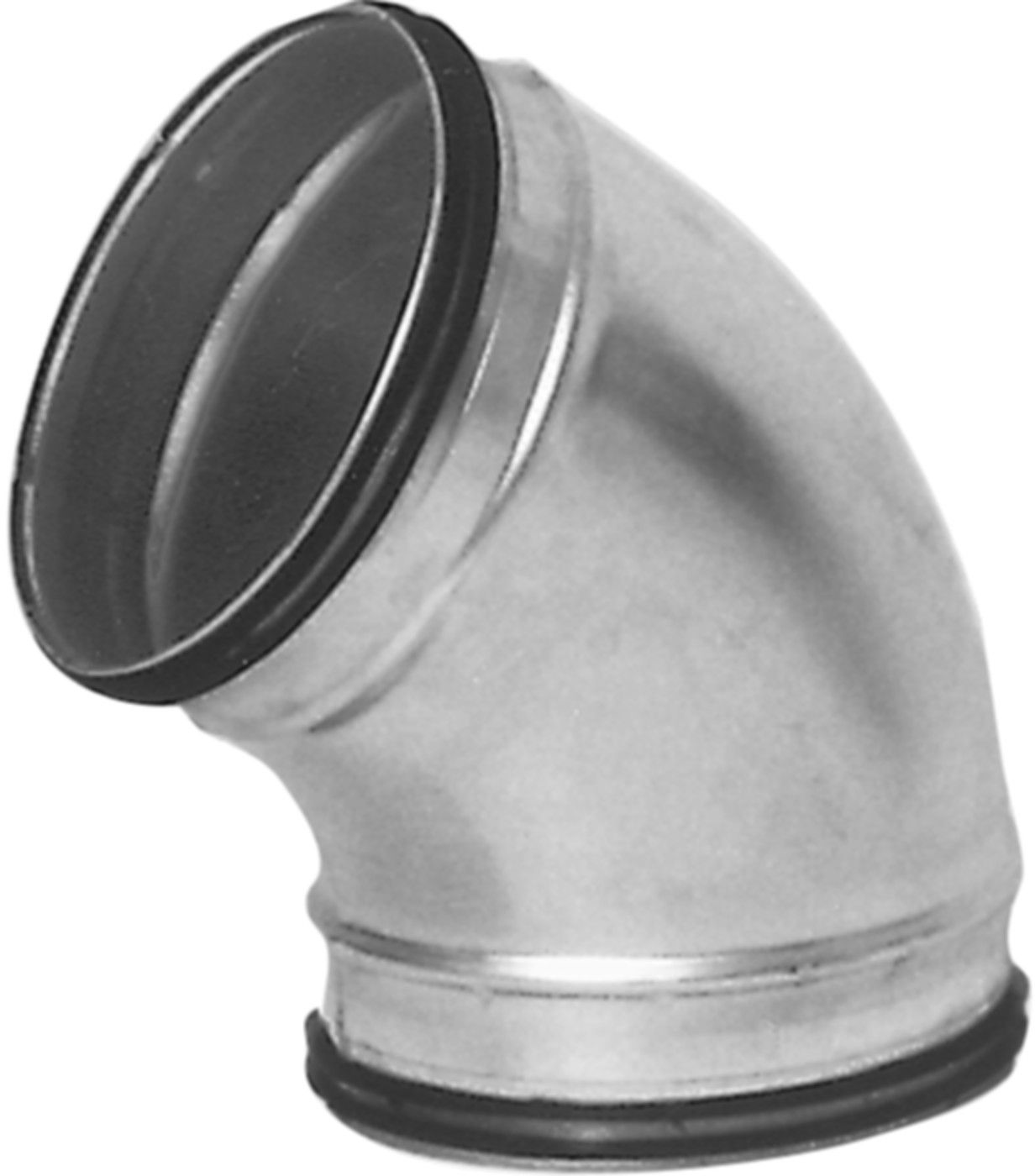 Bogen gepresst 60° 250mm BU-V - Spiralfalzrohre und Zubehör System Safe