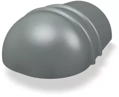 PREFA Gratreitervorkopf glatt 07 P.10 Hellgrau 110322 - PREFA Dachsysteme