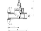 Universal-Schieberschelle 2700 DN 1" - Hawle Hausanschluss- und Anbohrarmaturen