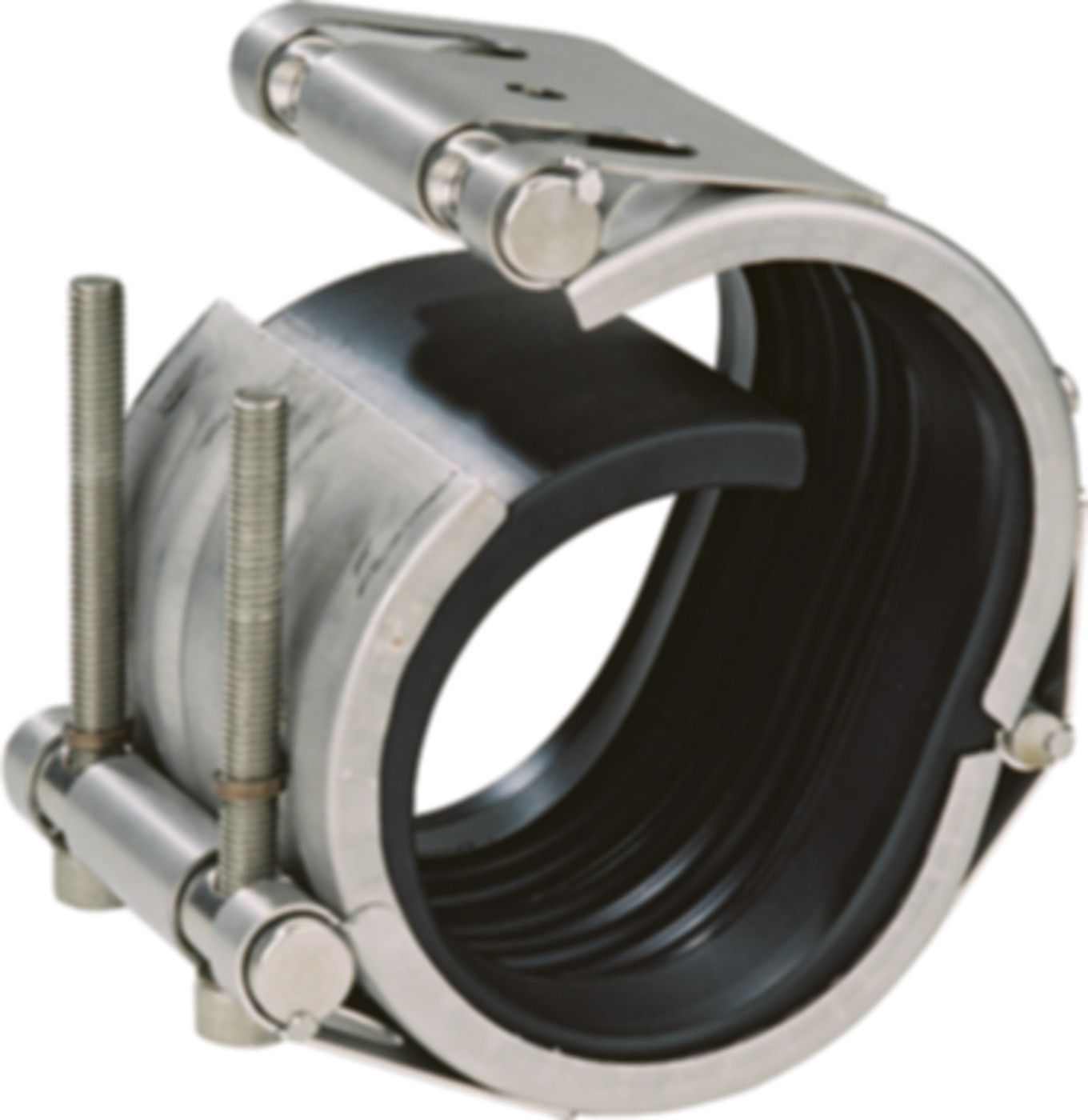 Open-Flex 1L EPDM-VZ Verschluss verzinkt n/zugfest 54.0 mm 52.5 - 55.5 mm - Straub Kupplungen