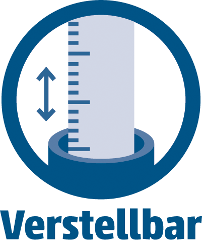 ALDURO Rollenbock, mit 5 Rollen 720-1120mm, b: 500mm , Tragkraft 75 Kg - Werkstatteinrichtungen