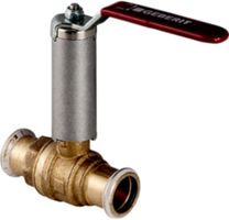 Kugelhahn 15mm 94962 mit Betätigungshebel abgesetzt - Geberit Systemventile / Armaturen
