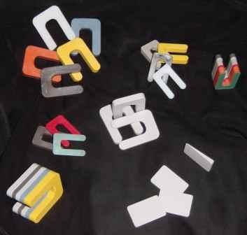 Schiftis, steckbar, grau 30 x 45 x 10mm, Schlitzbreite= 12.5mm - Diverses Befestigungsmaterial