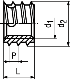 Ensat® Typ 308 lang St vzg BN905 M12 - Bossard Schrauben