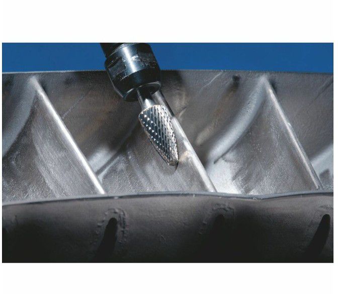 HM-Frässtift, Rundbogenform RBF 1020/6 Z-TOUGH, Schaft Ø 6mm - Schleifen, Trennen