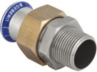 Übergang lösbar mit AG 54mm- 2" 35340 Überwurfmutter Messing - Mapress-Sanitär-Presssystem-Formstücke