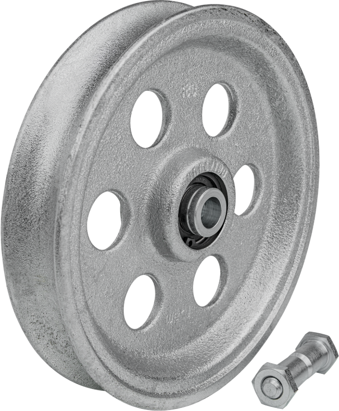 WEBI Schiebetorrolle, mit Kugellager D=180mm, verzinkt - Schiebetür- und Schiebetorbeschläge